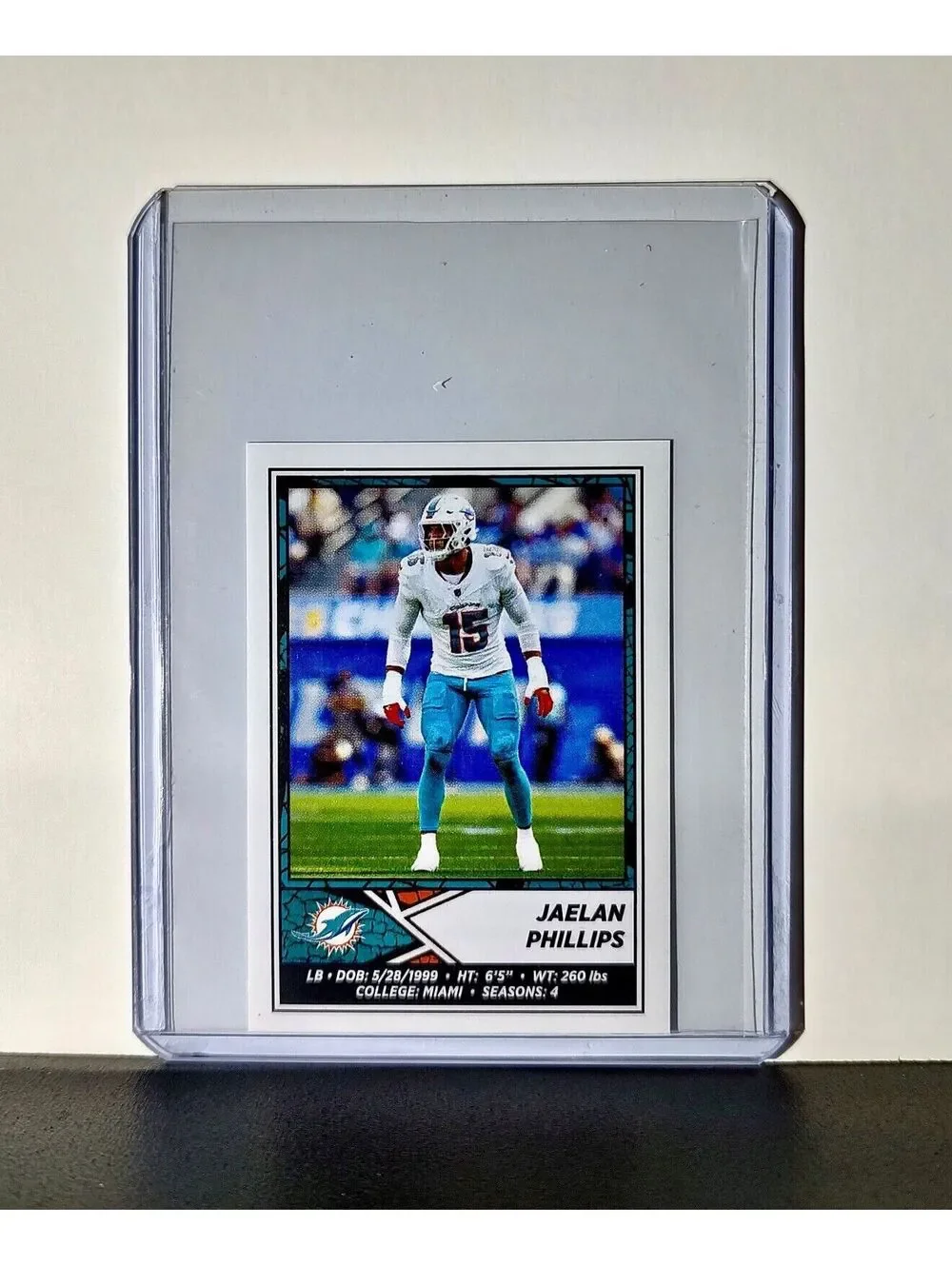 Jaelan Phillips 2024 Panini NFL Sticker #69 Miami Dolphins